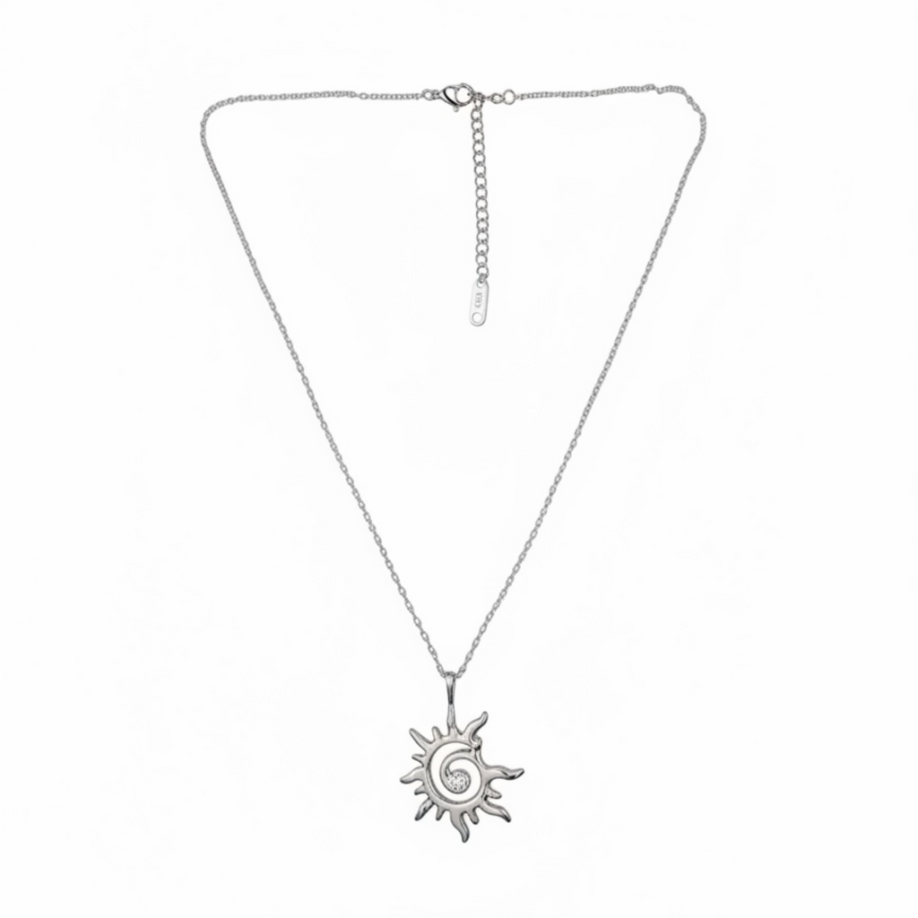 Solara Spiral Necklace
