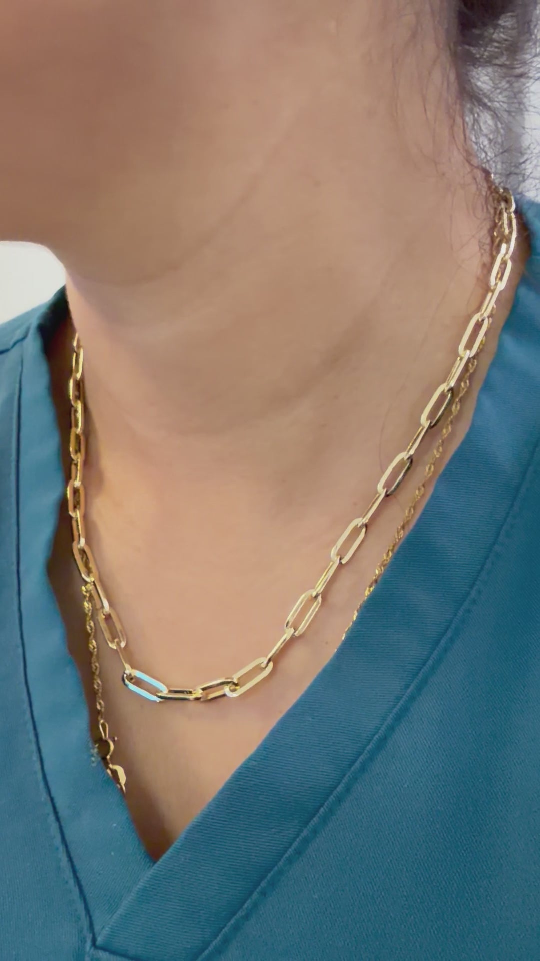 Paper-Clip Necklace